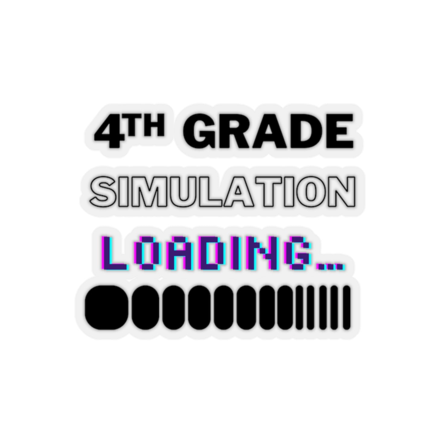 Simulation Loading Sticker (4th Grade)