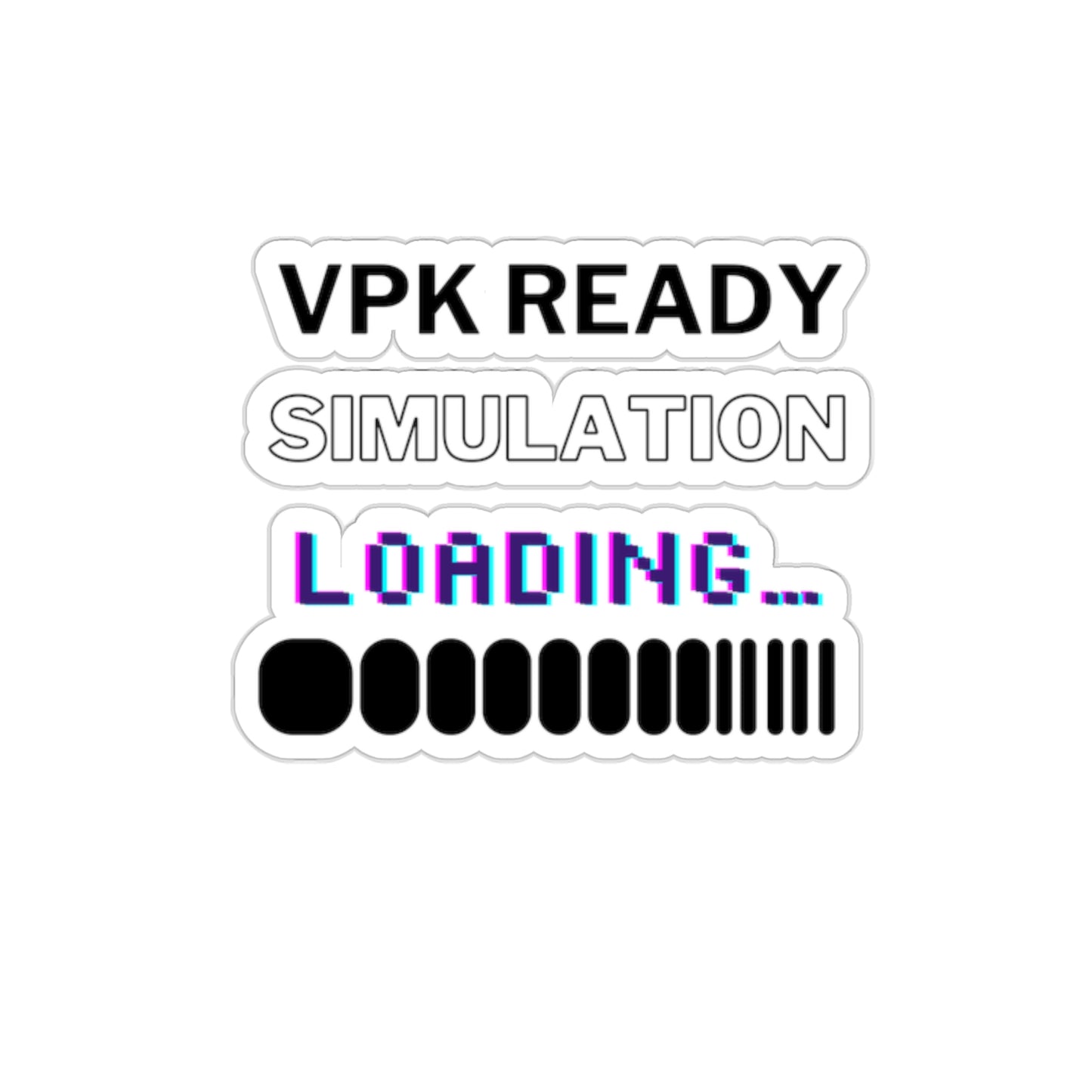 Simulation Loading Sticker (VPK)