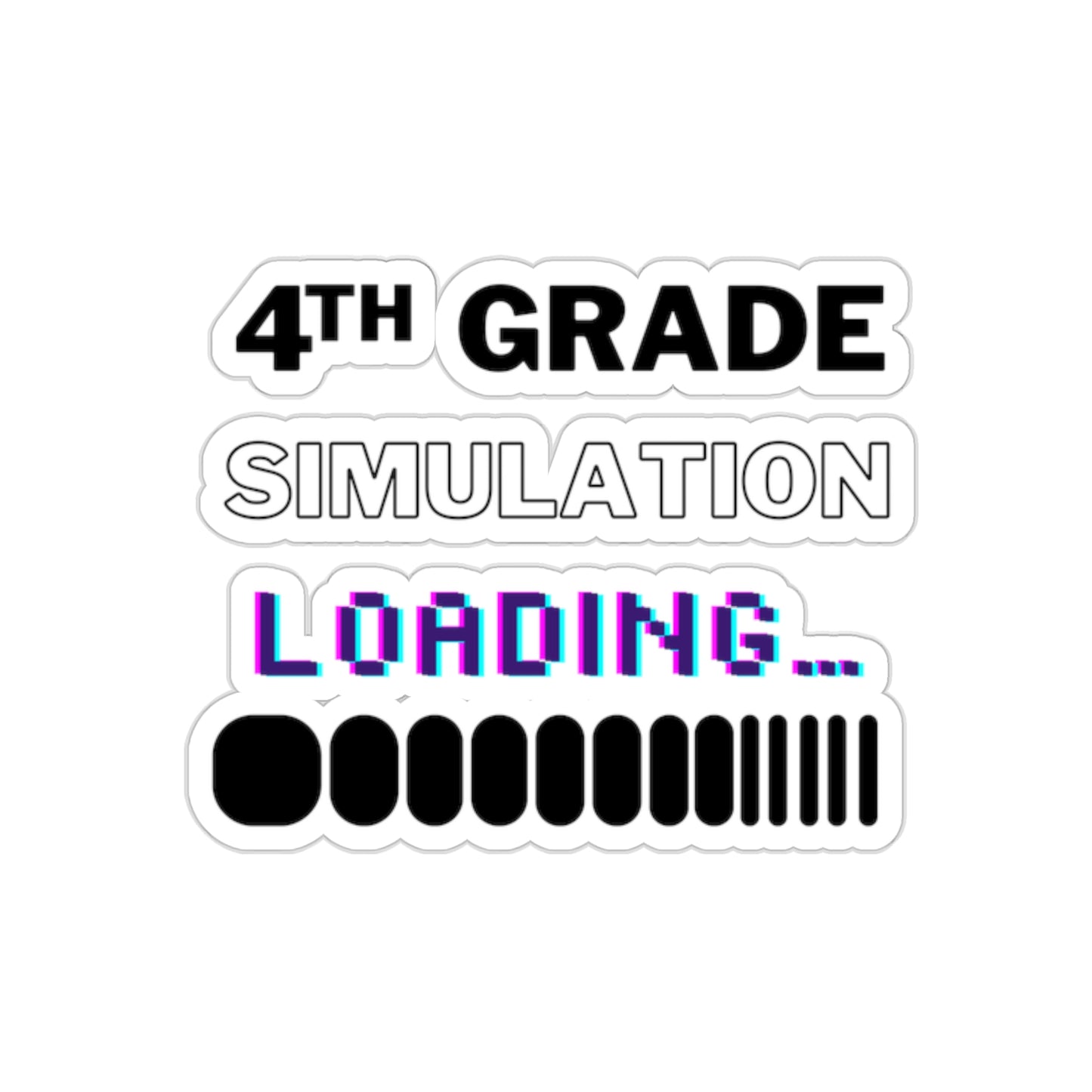 Simulation Loading Sticker (4th Grade)