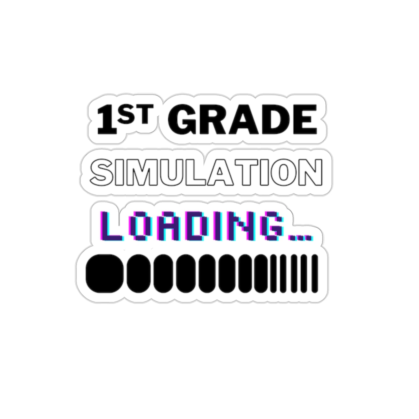 Simulation Loading Sticker (1st Grade)