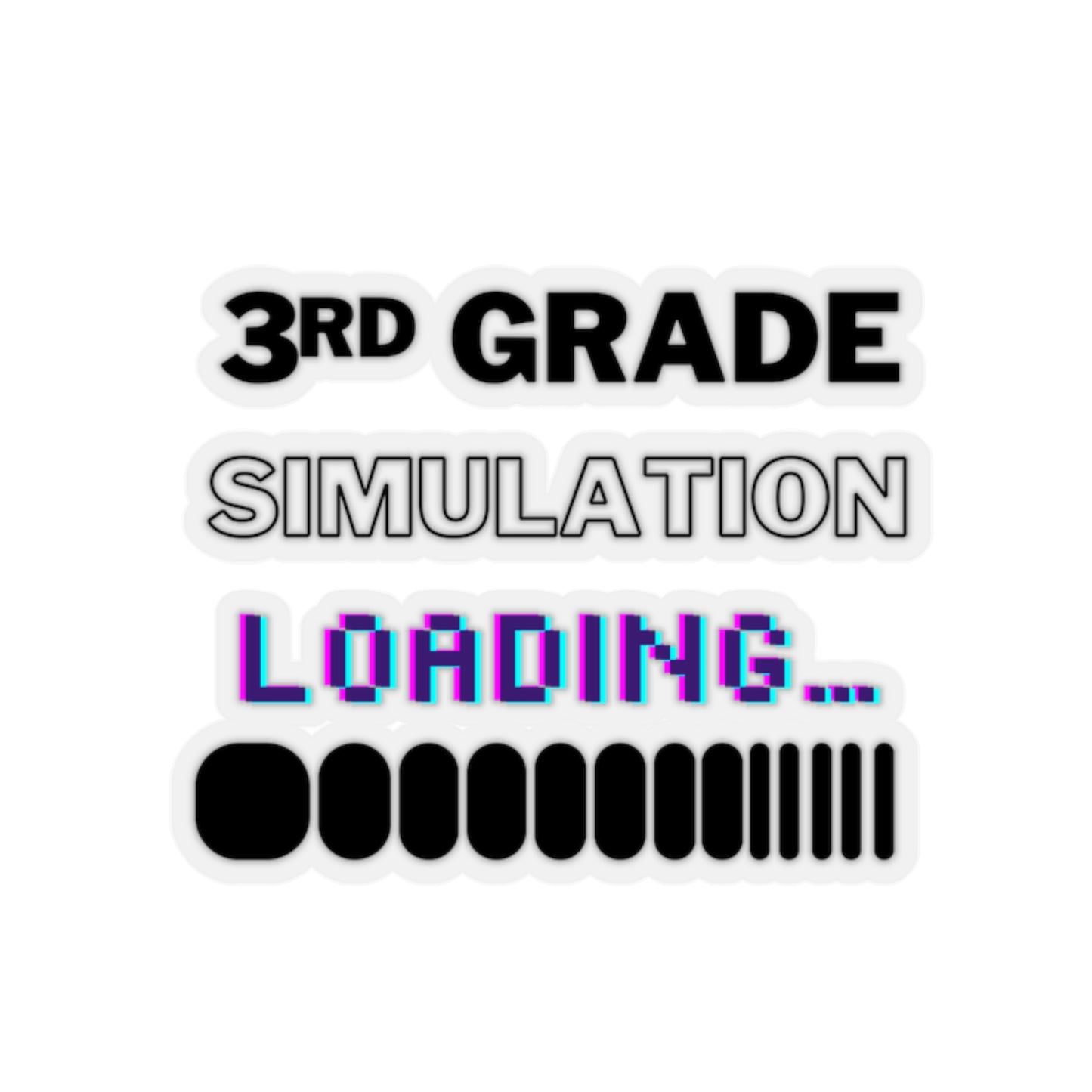 Simulation Loading Sticker (3rd Grade)