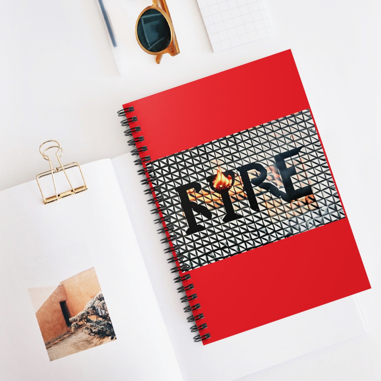 Fire! Notebook by Alial Galaxy